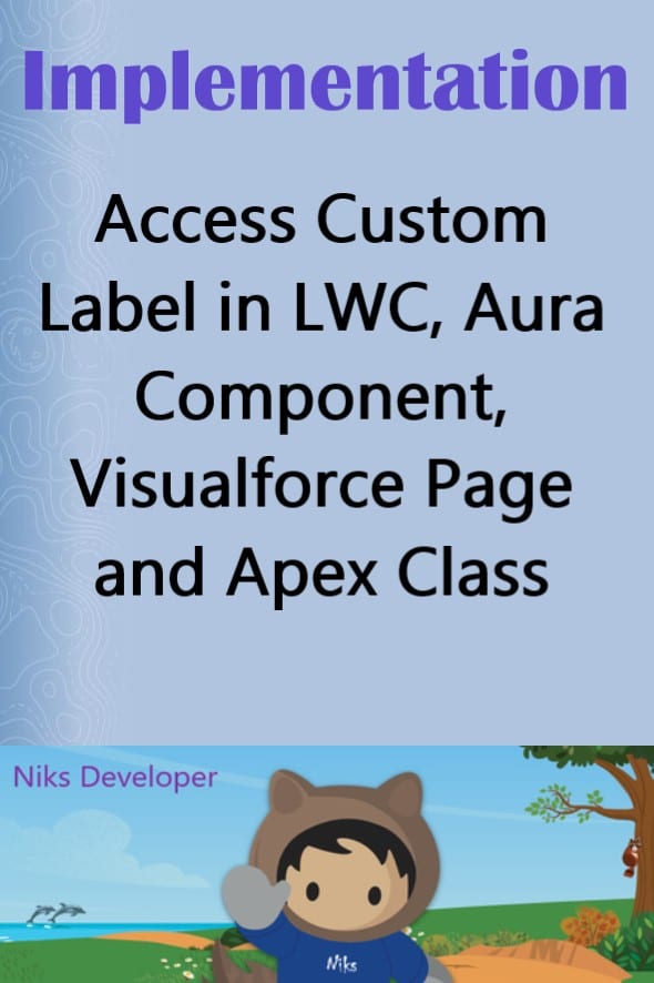 Custom Label in LWC, Aura, Apex, and Visualforce