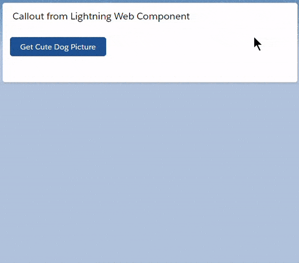 Callout from LWC (Lightning Web Component)