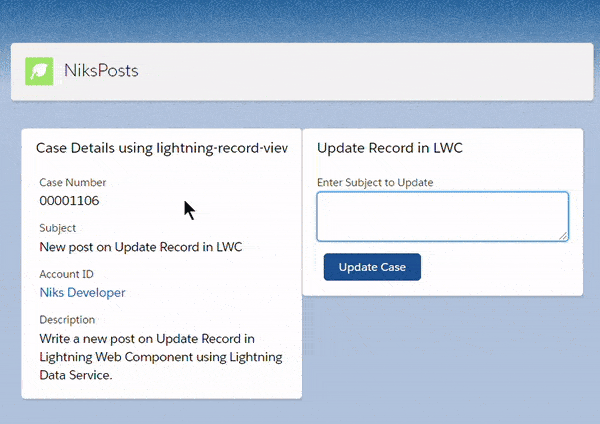 Update Record in LWC using updateRecord of uiRecordApi