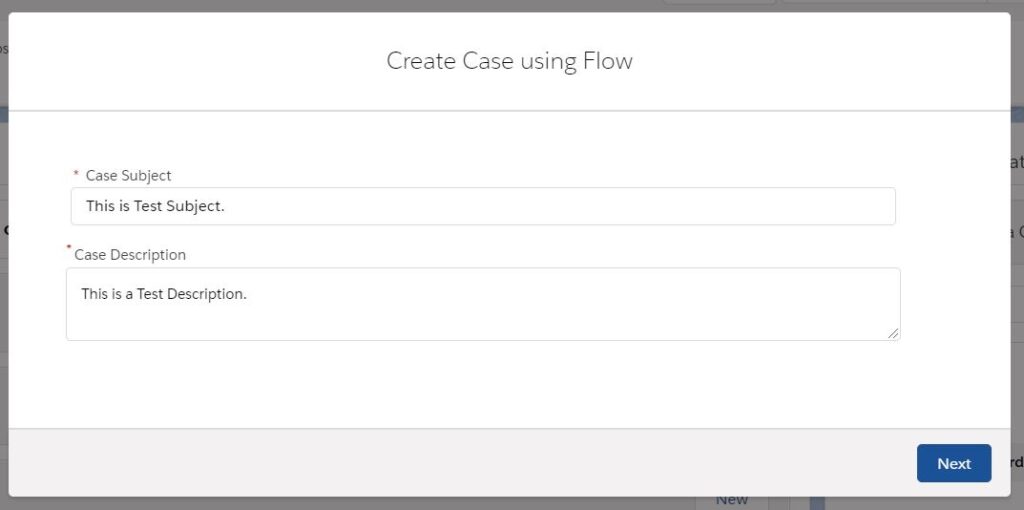 Create Record using Flow in Salesforce