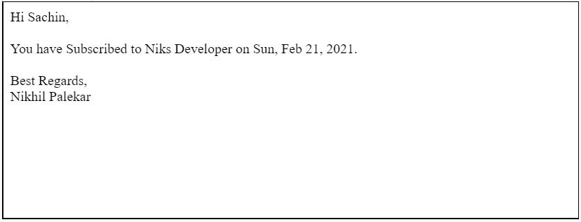 Date Format: Sun, Feb 21, 2021